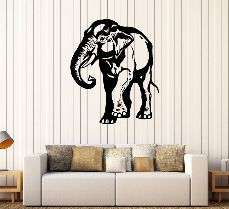 Vinyl Wall Decal African Elephant Animal Tribal Art Stickers Unique Gift (281ig)