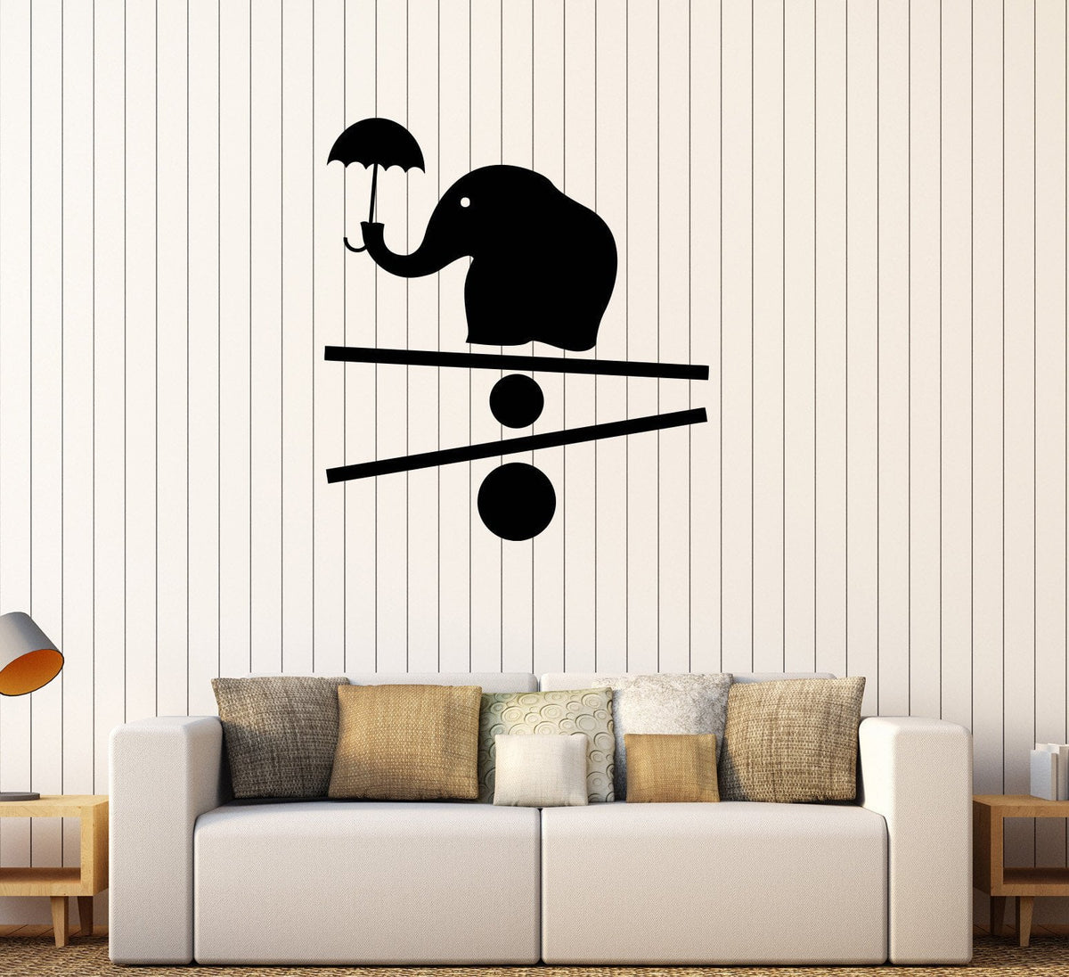 Vinyl Wall Decal Baby Elephant Animal Child Room Nursery Stickers Uniq