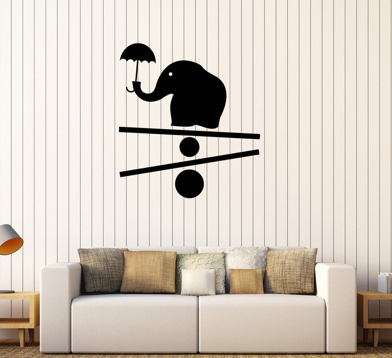 Vinyl Wall Decal Baby Elephant Animal Child Room Nursery Stickers Unique Gift (599ig)
