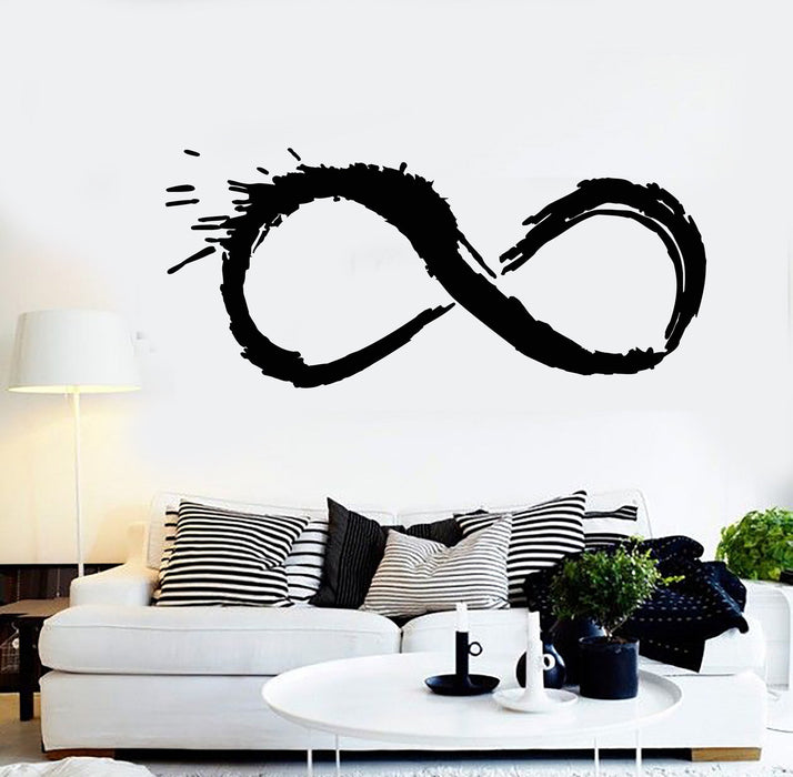 Vinyl Wall Decal Eternity Infinity Sign Bedroom Decoration Stickers Unique Gift (488ig)
