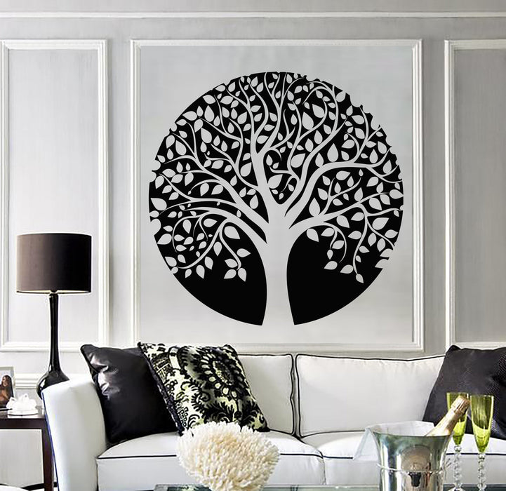Vinyl Wall Decal Family Circle Tree of Life Celtic Style Nature Stickers Unique Gift (1246ig)
