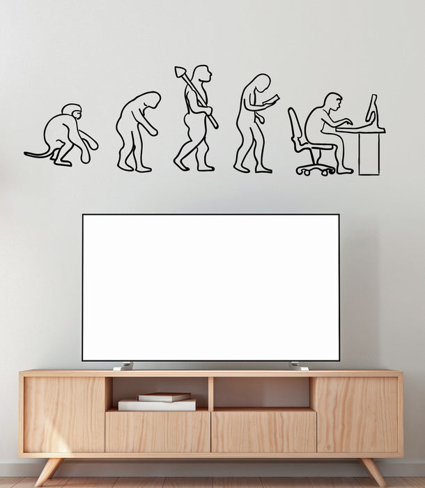 Vinyl Wall Decal Gamer Evolution Computer Video Games Stickers Unique Gift (ig4882)