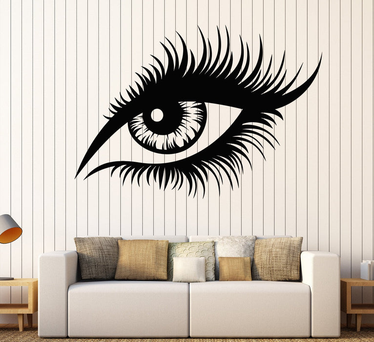 Vinyl Wall Decal Beautiful Female Sexy Eye Sight Stickers Unique Gift (718ig)