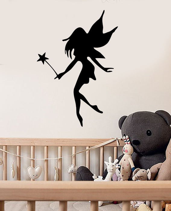 Wall Stickers Vinyl Decal Fairy Nursery Girl Room Magic Fantasy Wand Unique Gift (ig090)