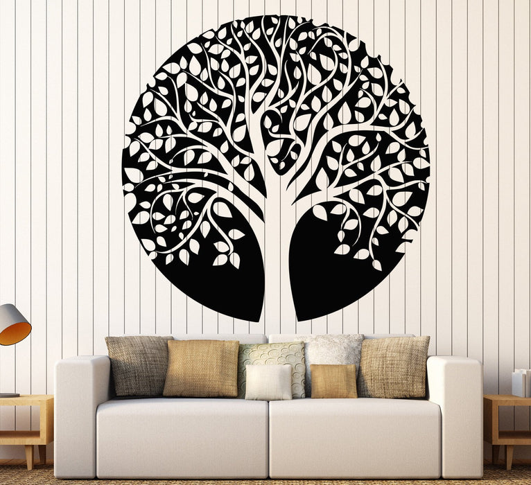 Vinyl Wall Decal Family Circle Tree of Life Celtic Style Nature Stickers Unique Gift (1246ig)