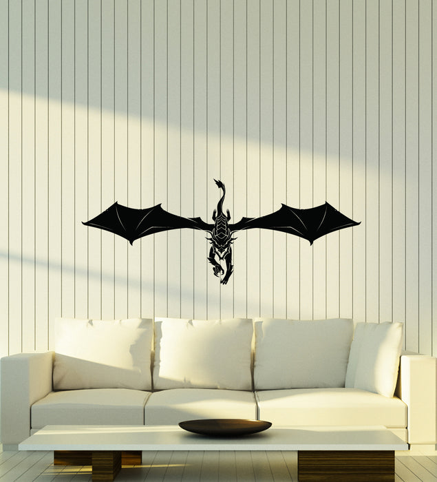 Vinyl Wall Decal Fantasy Beast Fairy Tale Dragon Video Game Children's Room Stickers (4204ig)