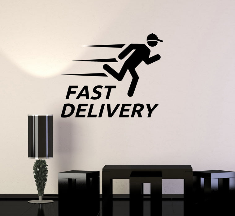 Vinyl Wall Decal Fast Delivery Service Business Store Shop Stickers Unique Gift (ig3464)