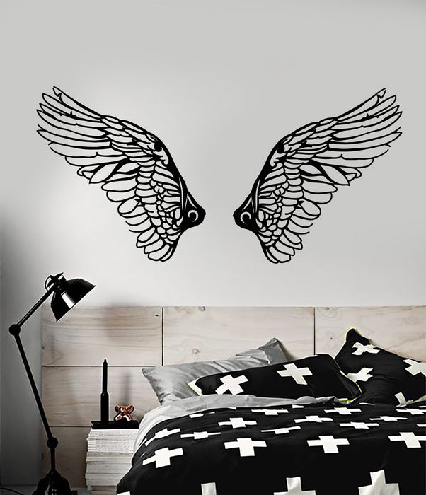 Angel Wings Love and Romance Design Vinyl Wall Decal Room Decoration Sticker (2415ig)
