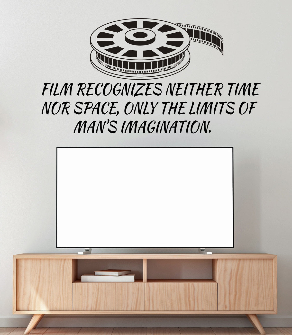 Sticker Filming Inspired Vinyl Wall Decal Film Strip Quote Cinema Movie Filming Stickers Unique ...