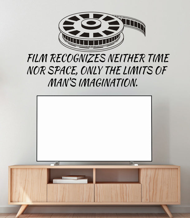 Vinyl Wall Decal Film Strip Quote Cinema Movie Filming Stickers Unique Gift (ig4865)