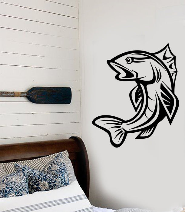 Wall Stickers Vinyl Decal Fish Fishing Club Decor Murals Unique Gift (ig130)