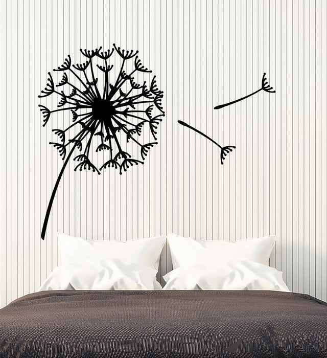 Виниловые наклейки на стену Абстрактное искусство Цветочный бутон Одуванчик Парашют Наклейки (3010ig)