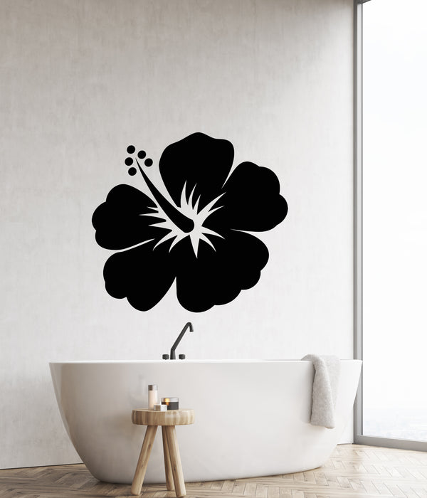 Vinyl Wall Decal Exotic Flower Bud Nature Bedroom Decor Stickers (3511ig)