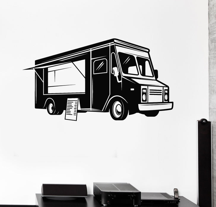 Виниловая наклейка на стену Food Truck Cook Car Stickers Mural Unique Gift (ig4271)