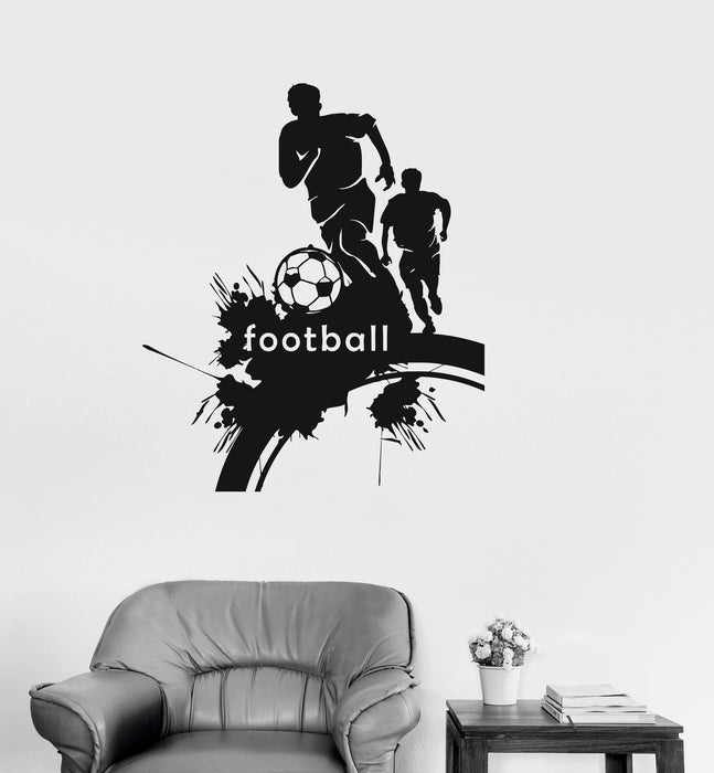 Vinyl Wall Decal Soccer Football Sports Fans Boys Room Decor Stickers Unique Gift (027ig)