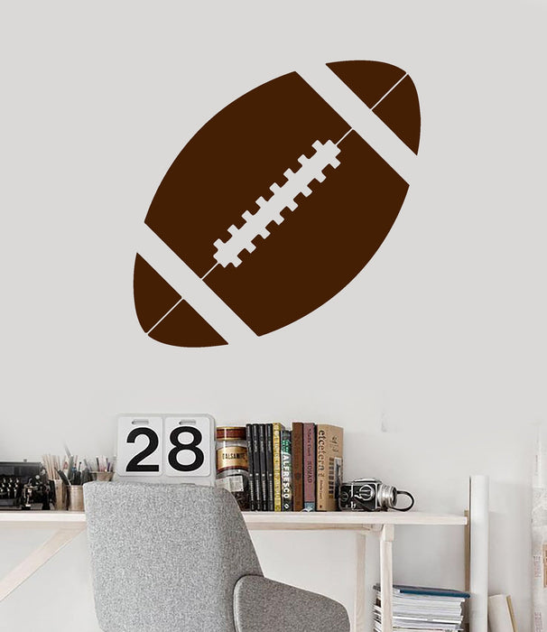 Vinyl Wall Decal Ball Football Player Sport Decor Mural Stickers Unique Gift (ig035)