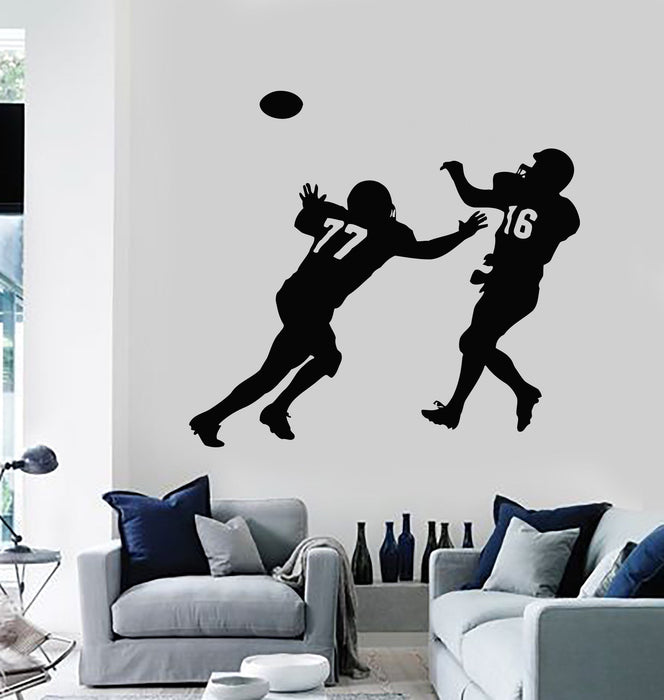 Wall Stickers Vinyl Decal Football Player Sport Wide Receiver Super Bowl Unique Gift (ig049)
