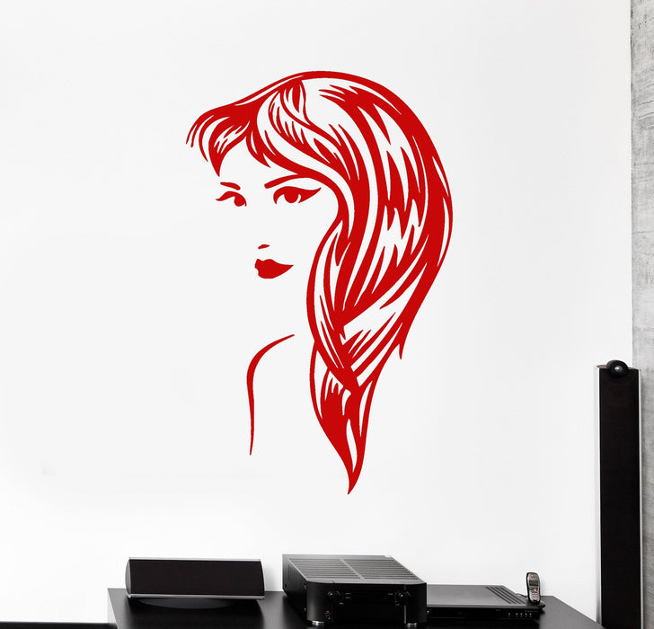 Wall Stickers Vinyl Decal Beauty Salon Hair Spa Face Art Decor Unique Gift (ig087)