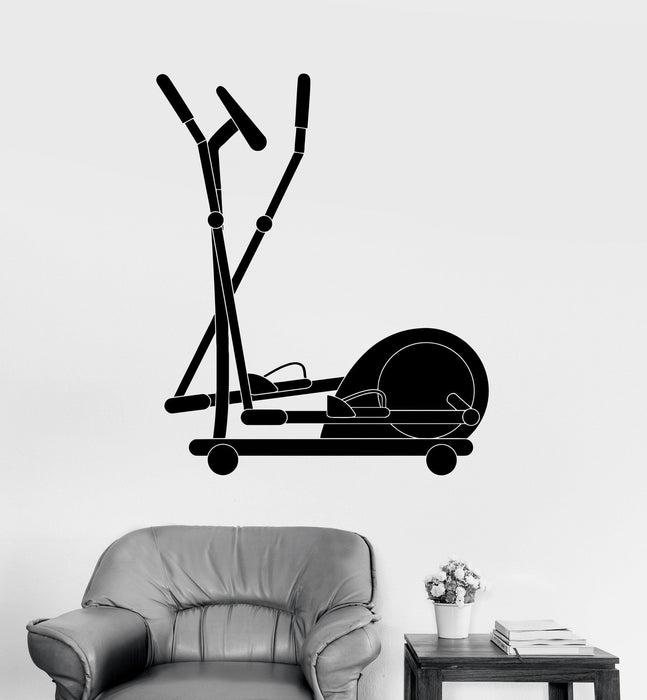 Vinyl Wall Decal Gym Exercise Equipment Fitness Sports Stickers Unique Gift (ig4006)