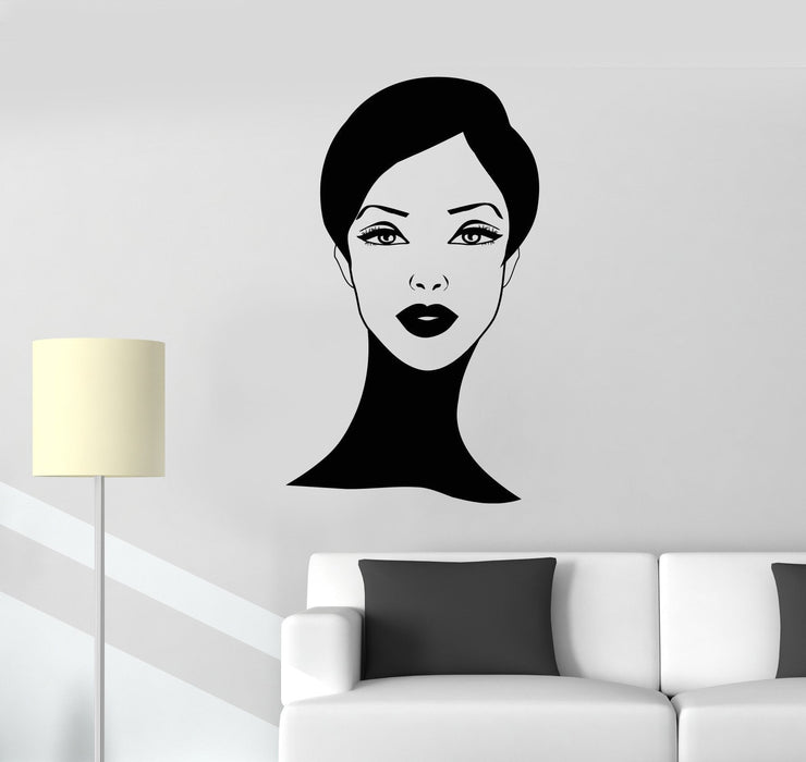 Wall Stickers Vinyl Decal Beauty Hair Salon Short Hairstyle Fashion Decor Unique Gift (ig091)