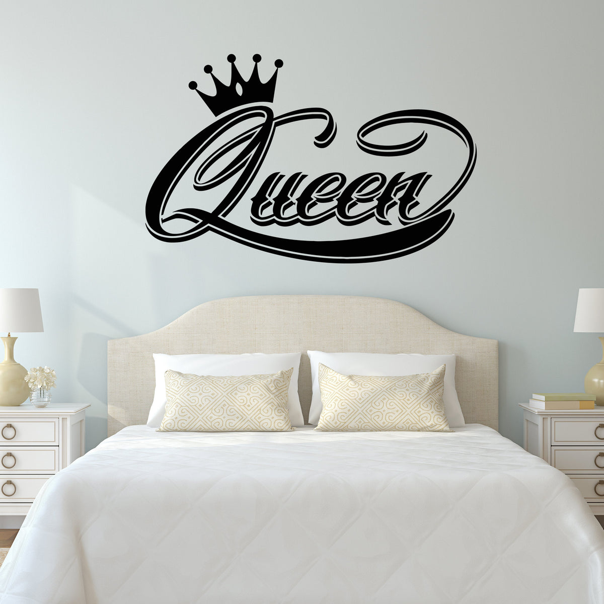 Vinyl Wall Decal African Hairstyle Girl Woman Queen Crown Stickers (33 —  Wallstickers4you