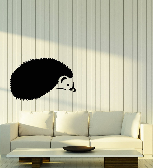 Vinyl Wall Decal Nature Cartoon Hedgehog Forest Animal Pet Stickers (2556ig)
