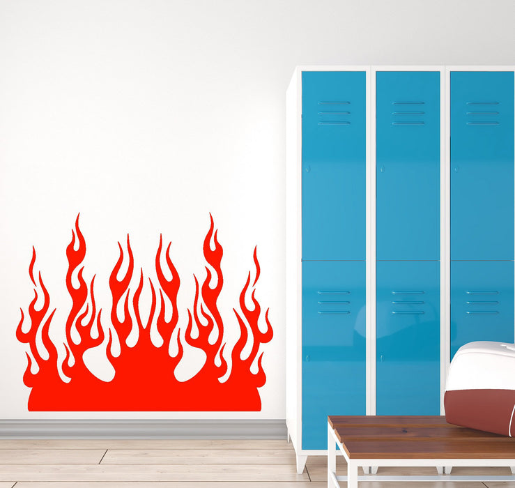 Vinyl Wall Decal Forks Of Flame Fire Cool Room Decor Stickers (2563ig)