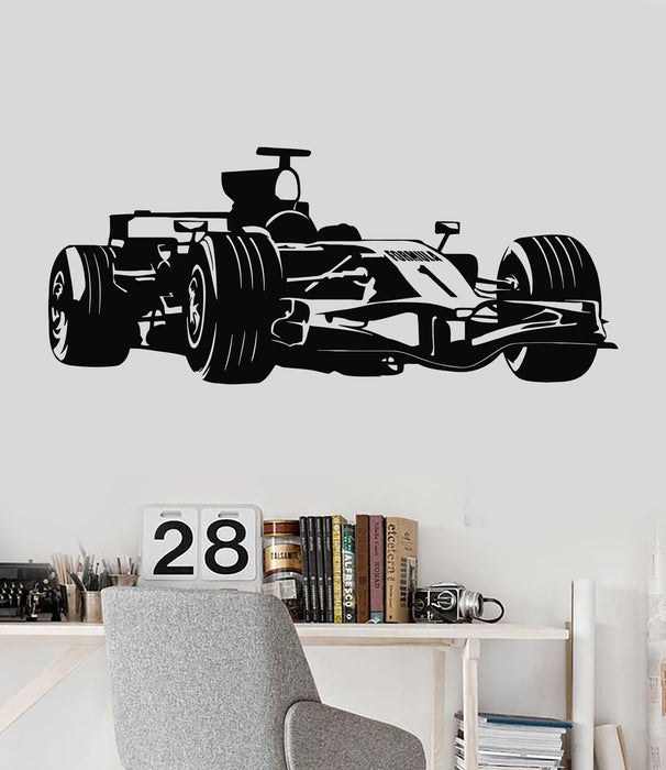 Vinyl Wall Decal Formula 1 Race Car Garage Decor Children's Room Stickers Unique Gift (118ig)