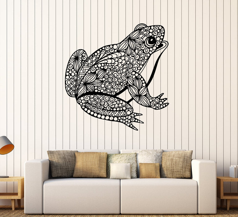 Vinyl Wall Decal Abstract Frog Animal For Children's Room Stickers Unique Gift (1988ig)