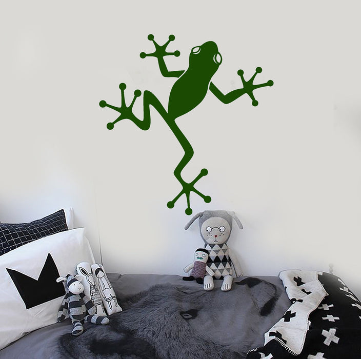 Vinyl Wall Decal Frog Kids Room Decoration Nursery Stickers Murals Unique Gift (ig4719)