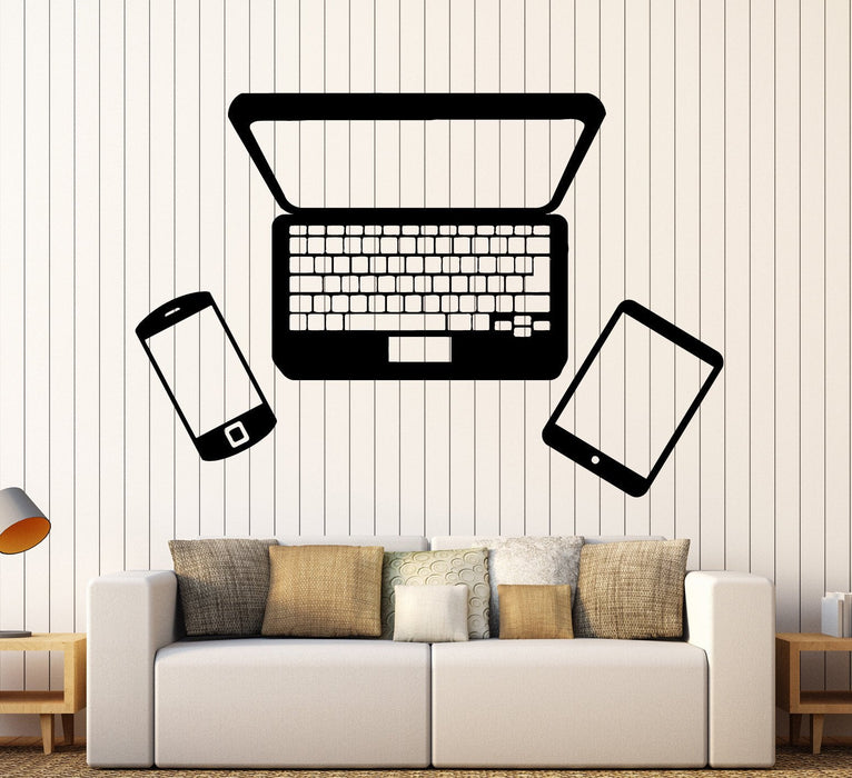 Vinyl Wall Decal Gadgets Laptop Phone Tablet Stickers Mural Unique Gift (ig3742)