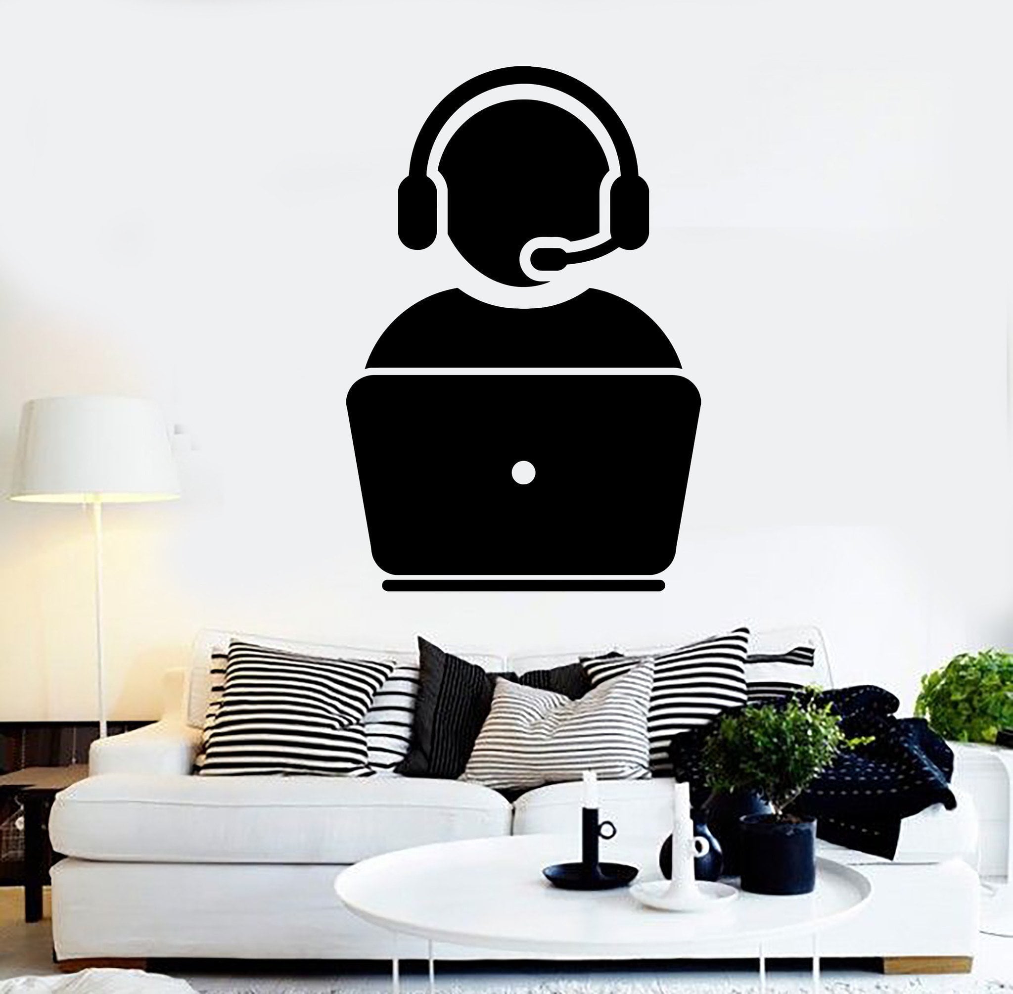 Vinyl Wall Decal Gamer Laptop Video Computer Game Stickers Unique Gift ...