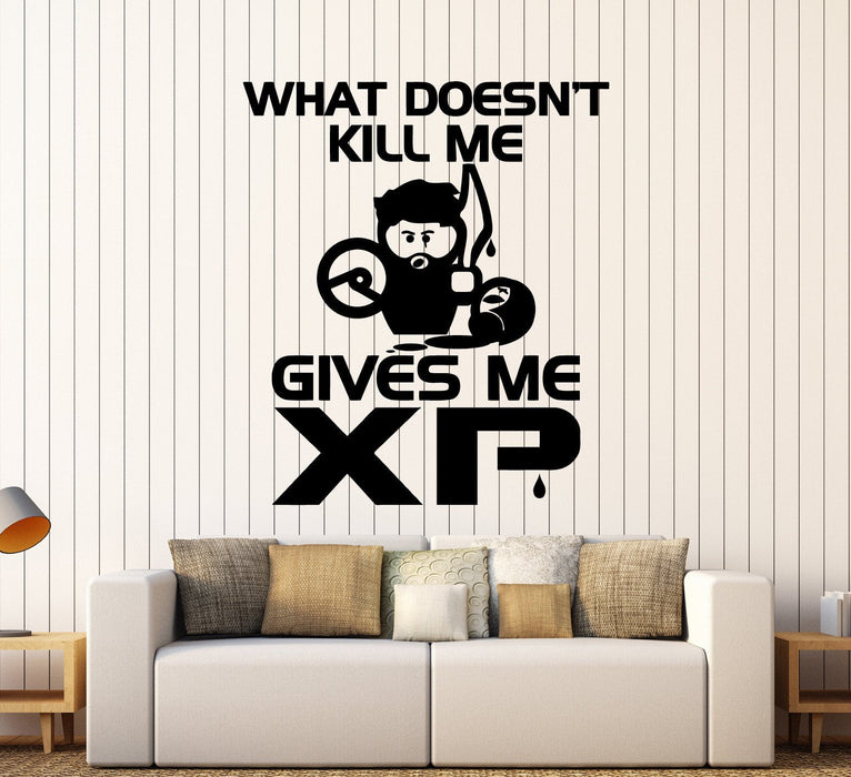 Vinyl Wall Decal Gamer Quote Video Game Gaming Stickers Mural Unique Gift (ig3733)