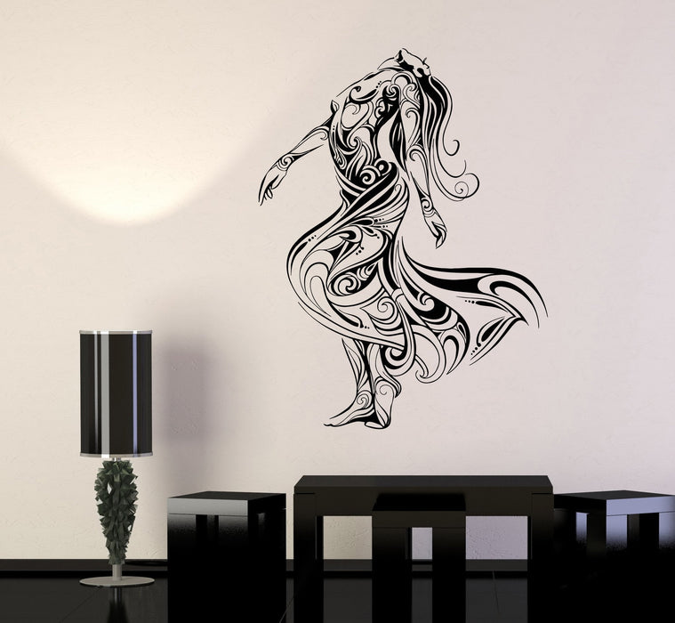 Vinyl Wall Decal Dancer Dance Studio Beautiful Naked Sexy Girl Stickers Unique Gift (702ig)