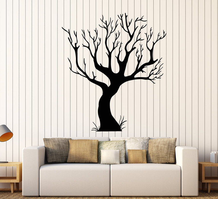 Vinyl Wall Decal Gothic Tree Bare Nature Style Room Art Stickers Unique Gift (1638ig)