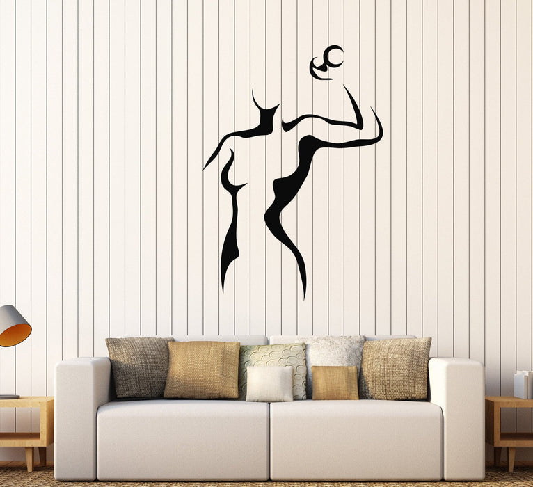 Vinyl Wall Stickers Fitness Girl Woman Healthy Lifestyle Sports Decal Unique Gift (177ig)