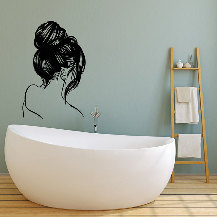 Vinyl Wall Decal Back Naked Nude Girls Teen Room Hipster Bathroom Stickers (4230ig)