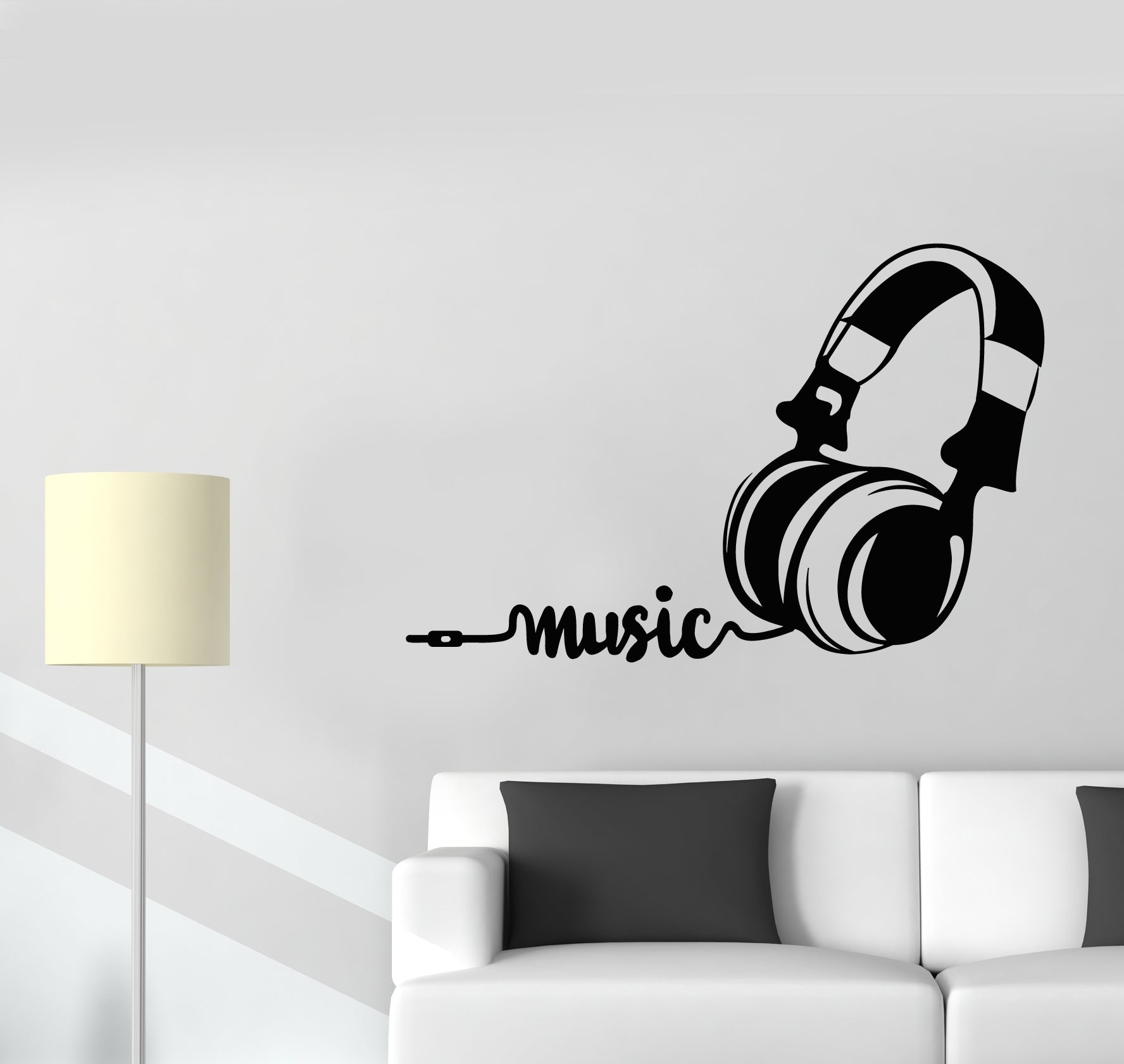 Headphone - Music lover - Headphone - Sticker