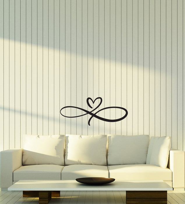 Vinyl Wall Decal Romantic Love Ornament Heart Pattern Stickers (4078ig)