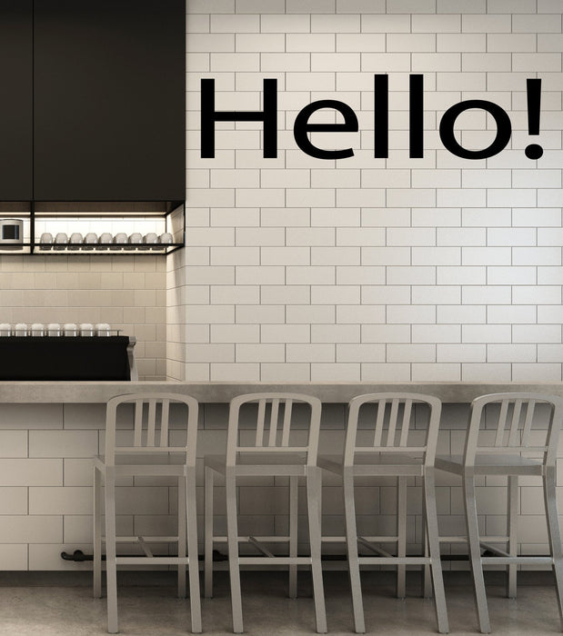 Виниловые наклейки на стену Hello Quote Word Home Interior Stickers (2886ig)