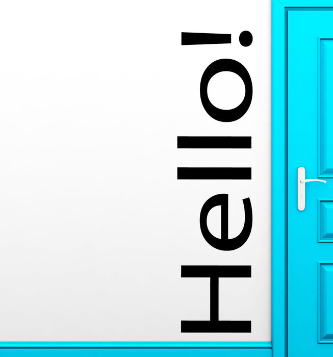 Виниловые наклейки на стену Hello Quote Word Home Interior Stickers (2886ig)