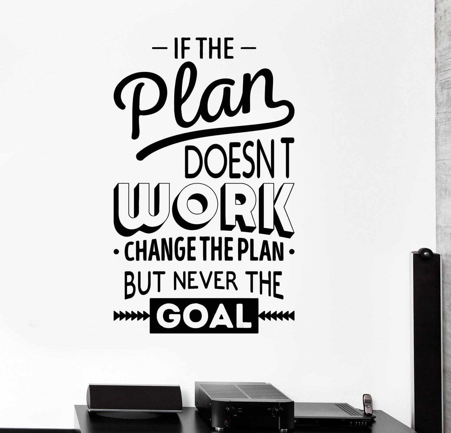 Vinyl Wall Decal Inspire Office Quote Motivation Sticker — Wallstickers4you