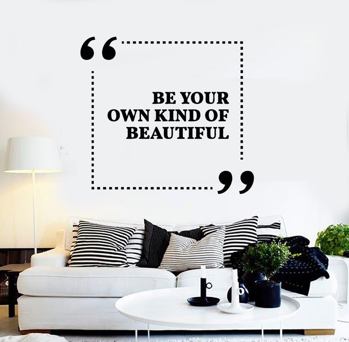Vinyl Wall Decal Quote Inspiration Girl Room Beauty Salon Stickers Unique Gift (ig3777)