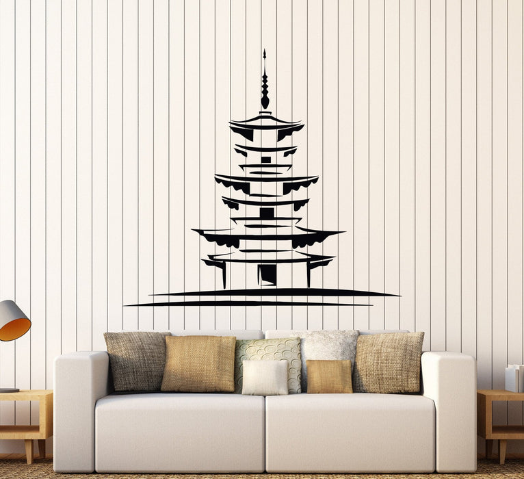 Vinyl Wall Decal Japan Japanese Architecture Oriental Decor Art Stickers Unique Gift (129ig)