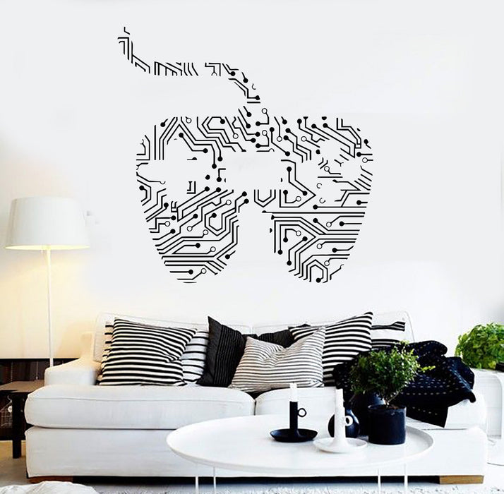 Vinyl Wall Decal Joystick Chip Video Game Playroom Stickers Unique Gift (ig4021)