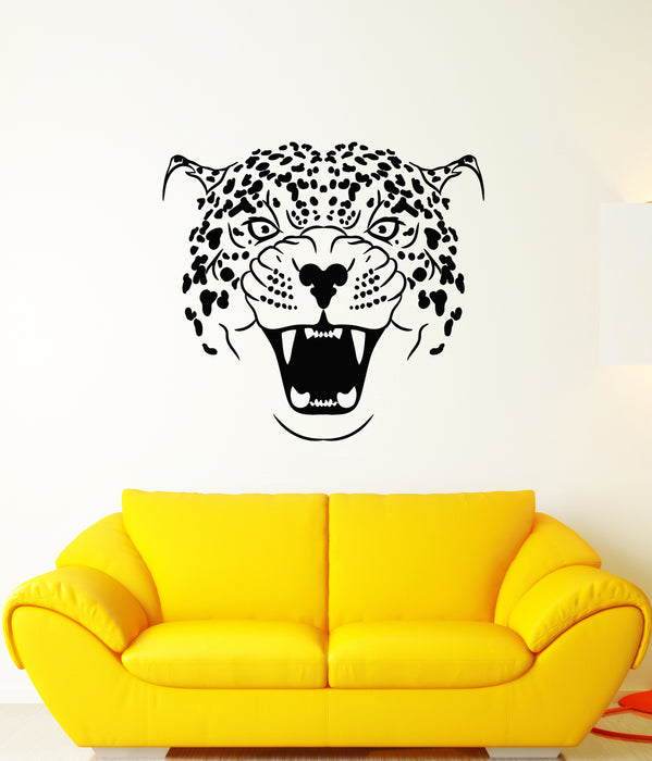 Vinyl Wall Decal African Animal Big Cat Leopard Predator Canines Stickers (3333ig)
