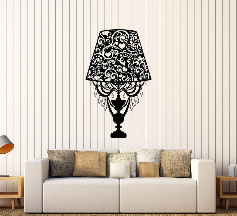 Vinyl Wall Decal Lamp Lighting Pattern Home Room Decor Stickers Mural Unique Gift (399ig)