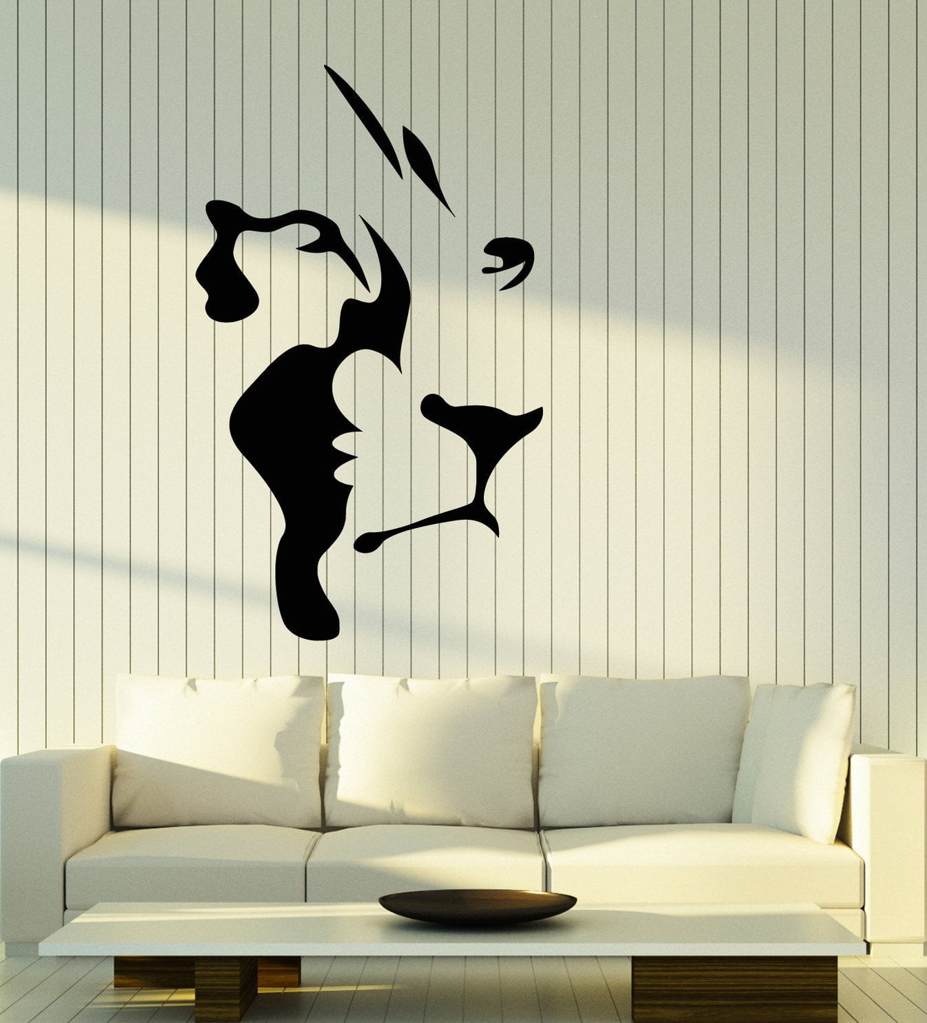 Vinyl Wall Decal Abstract Lion Head African Animal Predator Stickers ...