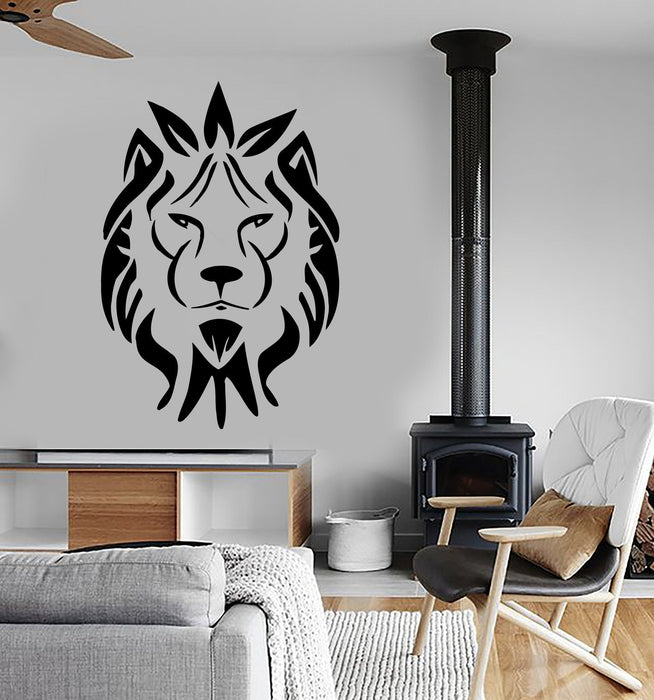 Wall Stickers Vinyl Decal Lion Tiger Animal Tribal Predator Unique Gift (ig239)