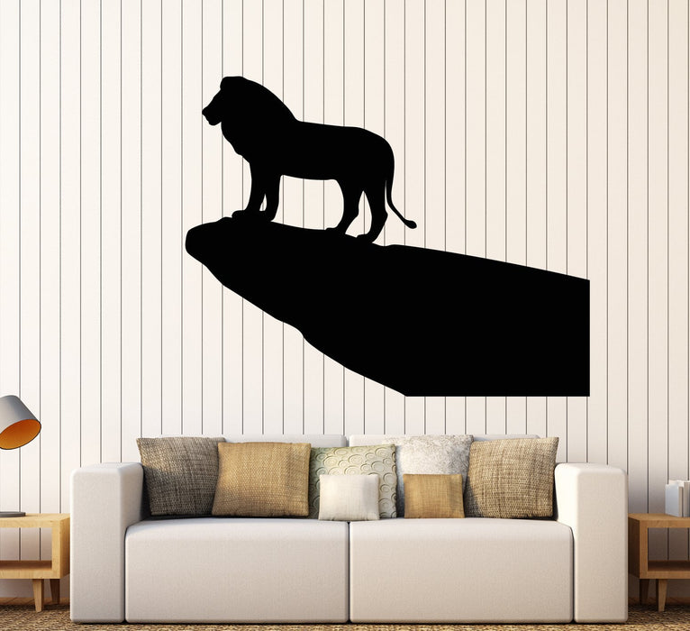 Vinyl Wall Decal Lion King African Animal Silhouette Cartoon Stickers Unique Gift (1936ig)